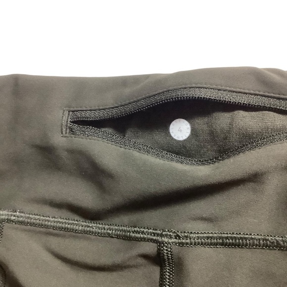Lululemon Tight Stuff Tight II *25" Leggings Dark Olive Green Size 4 - Picture 5 of 12